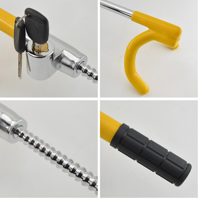Haodele 6109B1 Universal Anti-Theft Clamp Heavy Duty Steering Wheel Lock | Vehicle Security Device