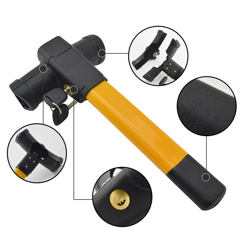 Product Information: Anke AK219C T-Style Anti-Theft Car Auto Security Rotary Steering Wheel Lock