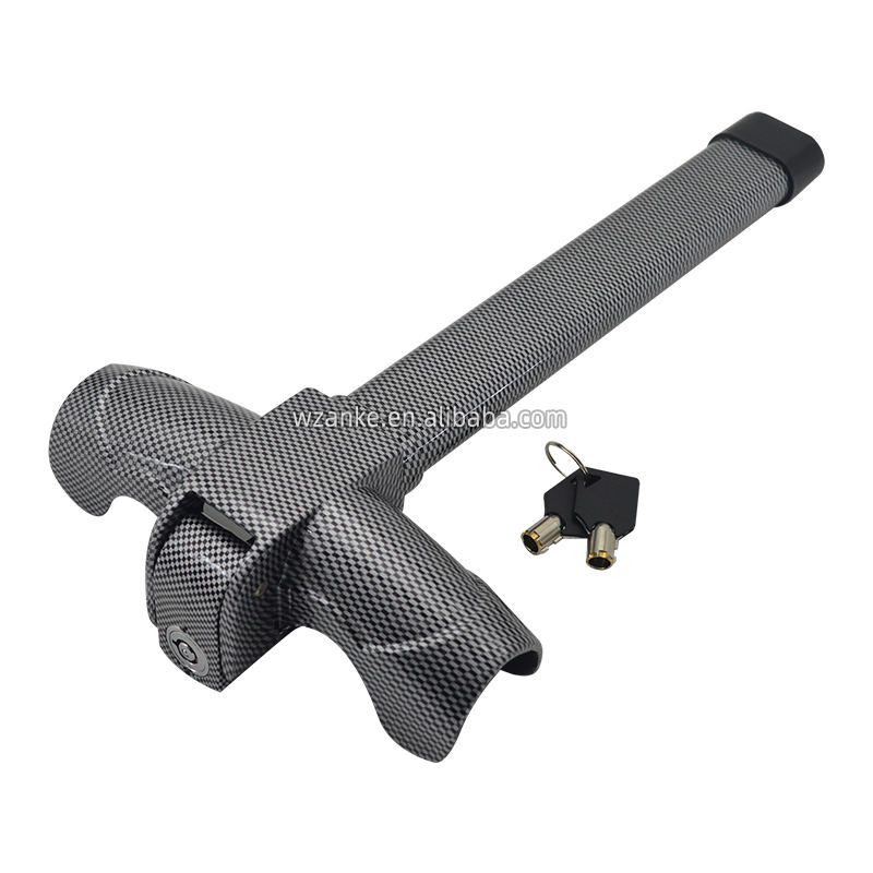 Anke AK6005R T-Type Anti-Theft Steering Wheel Lock - Universal Vehicle Security Auto Accessories