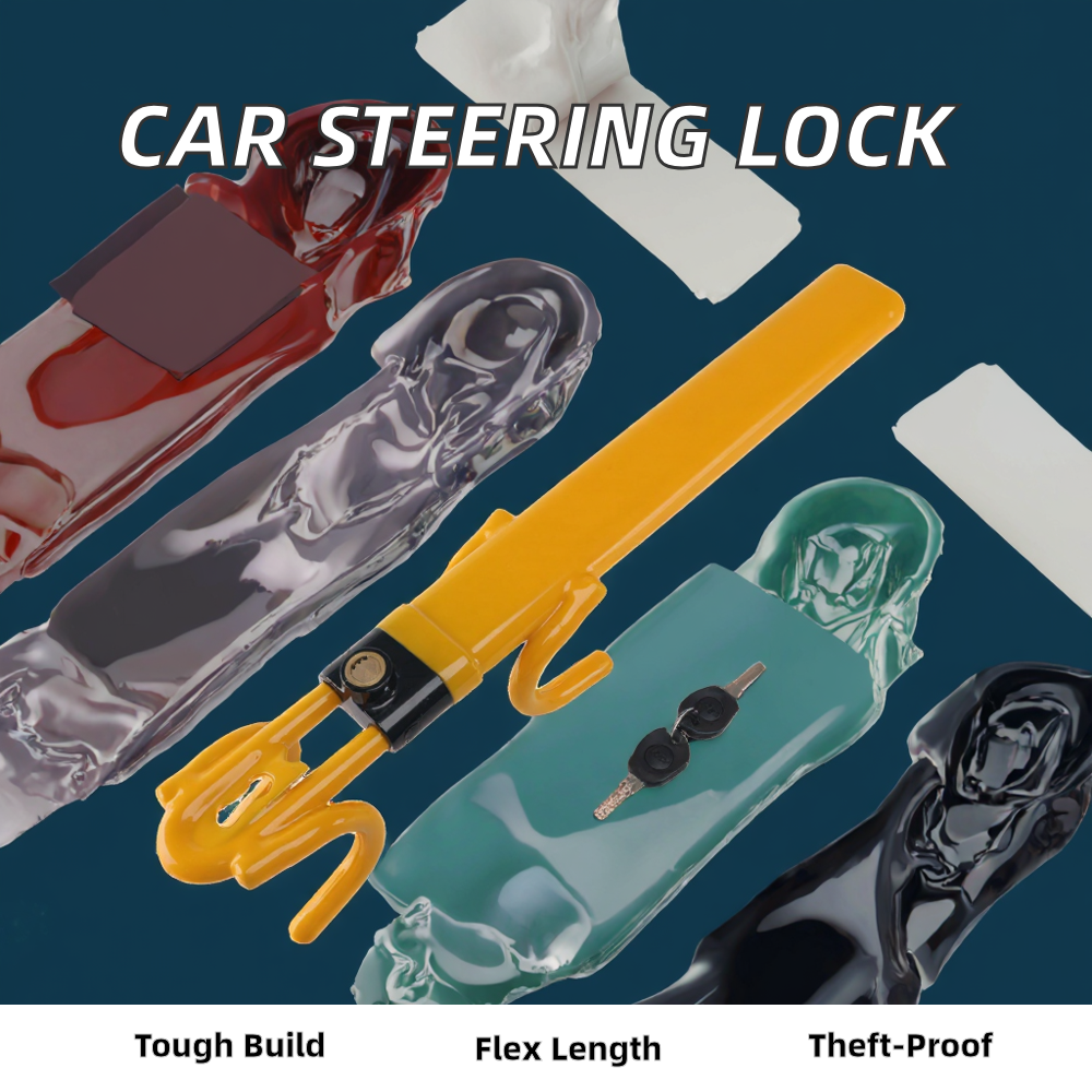 Farbin B<i></i>aseball Style Steering Wheel Lock - Universal Car Anti-Theft Device
